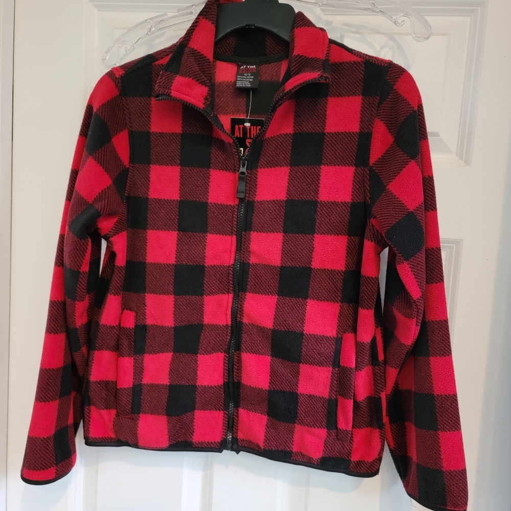 Girls zip up fleece - Picture 1 of 2